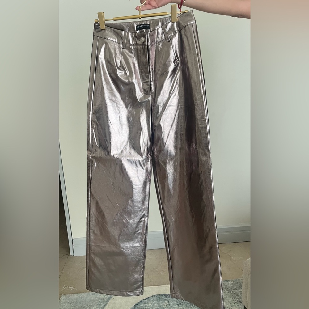 METALLIC Straight Leg Pants🪩